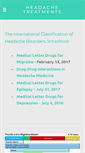 Mobile Screenshot of headache.mobi